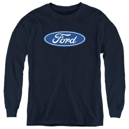 Ford Dimensional Logo - Youth Long Sleeve T-Shirt Youth Long Sleeve T-Shirt Ford   
