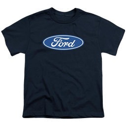 Ford Dimensional Logo - Youth T-Shirt Youth T-Shirt (Ages 8-12) Ford   
