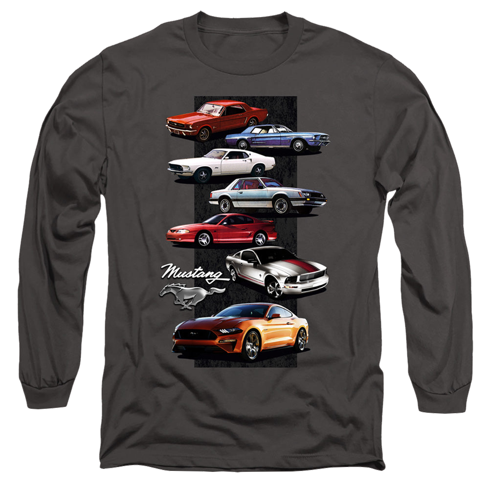 Ford Mustang Stack - Men's Long Sleeve T-Shirt Men's Long Sleeve T-Shirt Ford   