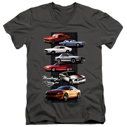 Ford Mustang Stack - Men's V-Neck T-Shirt Men's V-Neck T-Shirt Ford   