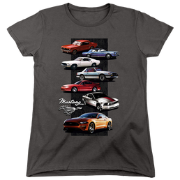 Ford Mustang Stack - Women's T-Shirt Women's T-Shirt Ford   