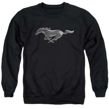 Ford Modern Mustang - Men's Crewneck Sweatshirt Men's Crewneck Sweatshirt Ford   
