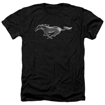 Charcoal men's heather t-shirt with Ford Modern Mustang graphic