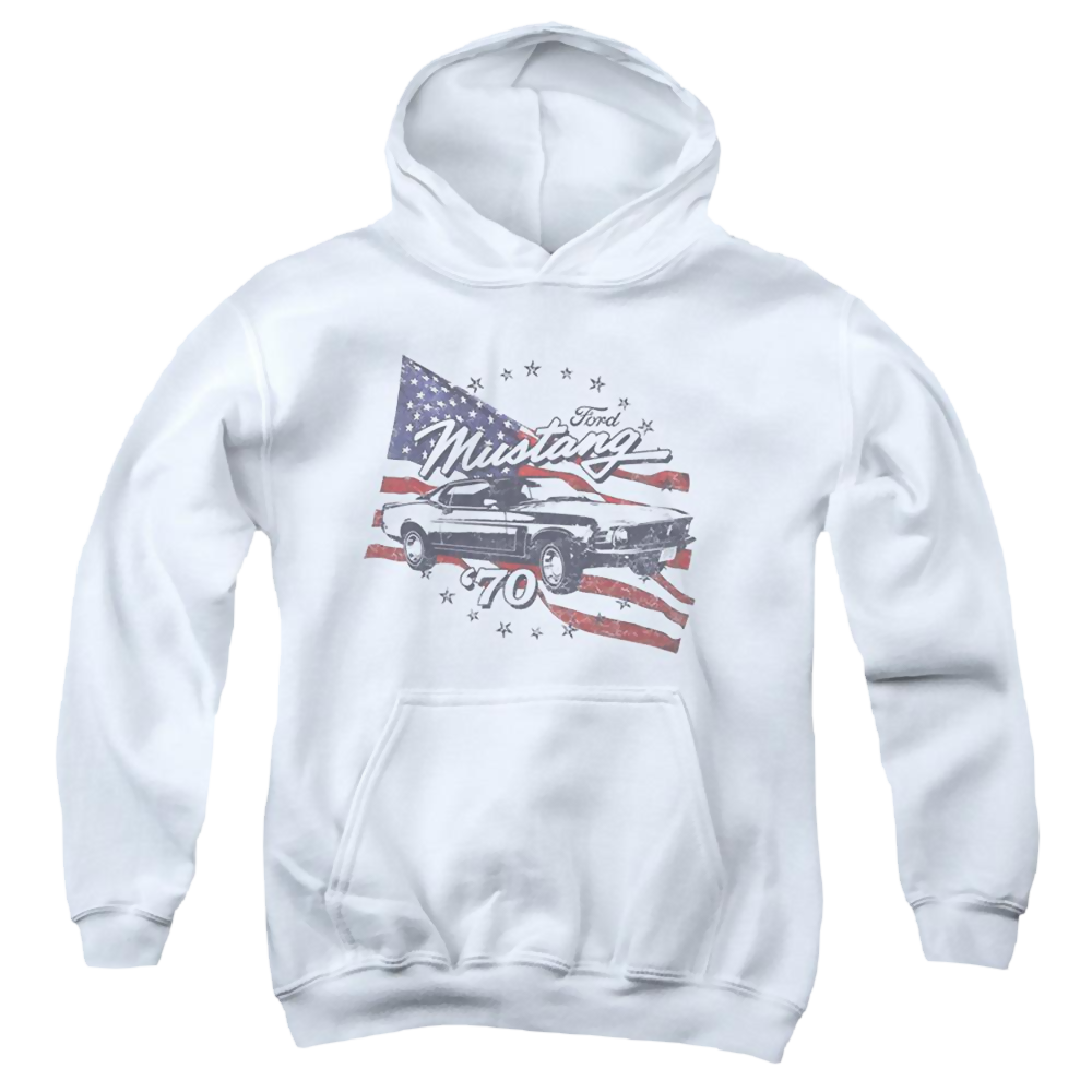 Ford 70 Mustang - Youth Hoodie Youth Hoodie (Ages 8-12) Ford   