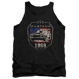 Ford Mustang 1969 Flag - Men's Tank Top Men's Tank Ford   
