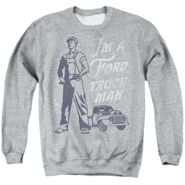 Ford Ford Truck Man Classic - Men's Crewneck Sweatshirt Men's Crewneck Sweatshirt Ford   