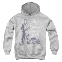 Ford Ford Truck Man Classic - Youth Hoodie Youth Hoodie (Ages 8-12) Ford   