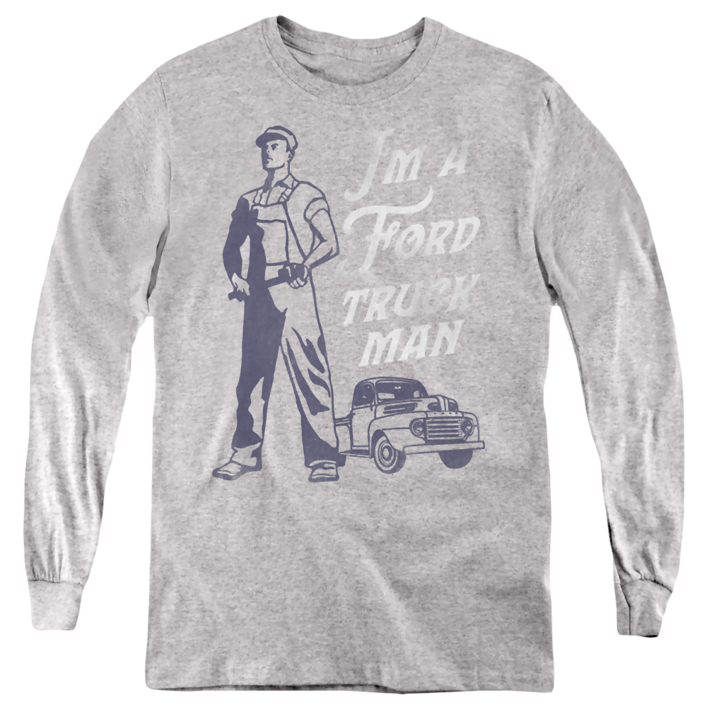 Ford Ford Truck Man Classic - Youth Long Sleeve T-Shirt Youth Long Sleeve T-Shirt Ford   