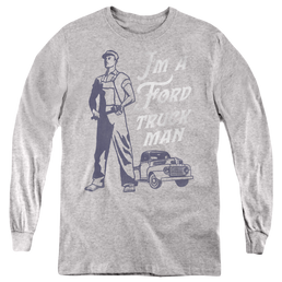 Ford Ford Truck Man Classic - Youth Long Sleeve T-Shirt Youth Long Sleeve T-Shirt Ford   