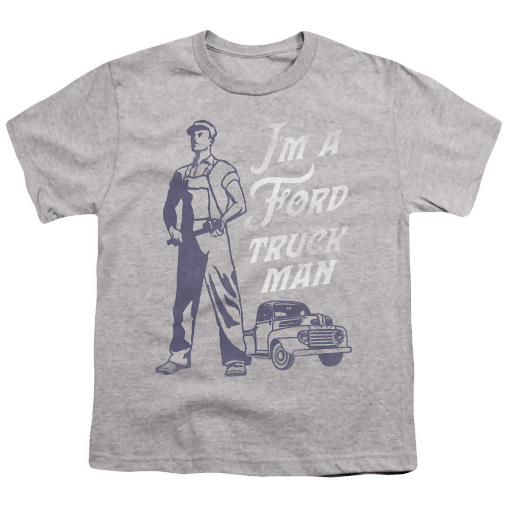 Ford Ford Truck Man Classic - Youth T-Shirt Youth T-Shirt (Ages 8-12) Ford   