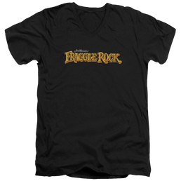 Fraggle Rock Logo - Men's V-Neck T-Shirt Men's V-Neck T-Shirt Fraggle Rock   