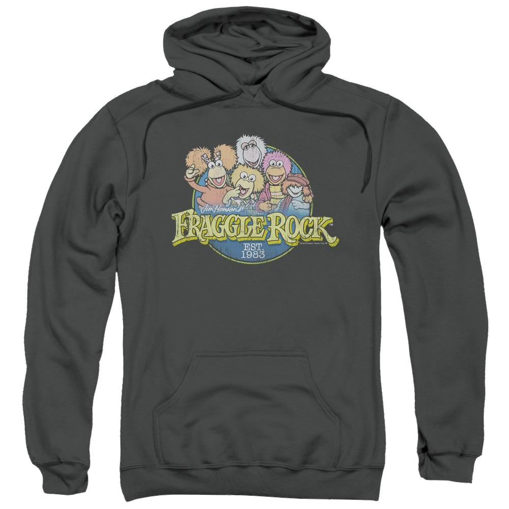 Fraggle Rock Circle Logo - Pullover Hoodie Pullover Hoodie Fraggle Rock   