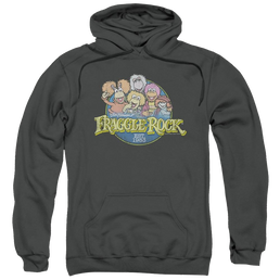 Fraggle Rock Circle Logo - Pullover Hoodie Pullover Hoodie Fraggle Rock   