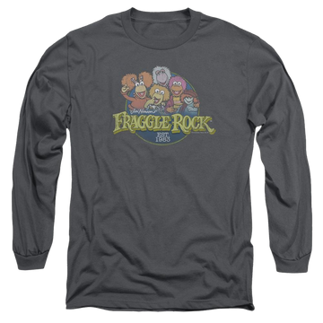 Fraggle Rock Circle Logo - Men's Long Sleeve T-Shirt Men's Long Sleeve T-Shirt Fraggle Rock   