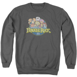 Fraggle Rock Circle Logo - Men's Crewneck Sweatshirt Men's Crewneck Sweatshirt Fraggle Rock   