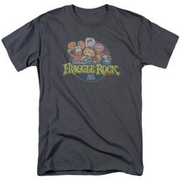 Fraggle Rock Circle Logo - Men's Regular Fit T-Shirt Men's Regular Fit T-Shirt Fraggle Rock   