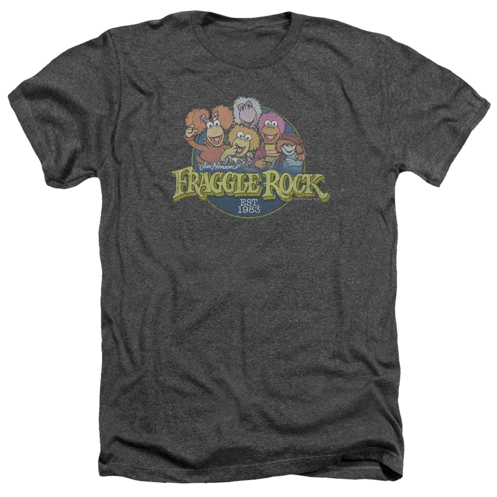 Fraggle Rock Circle Logo - Men's Heather T-Shirt Men's Heather T-Shirt Fraggle Rock   