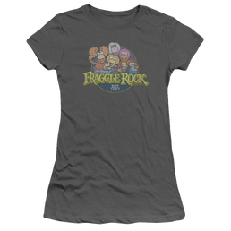 Fraggle Rock Circle Logo - Juniors T-Shirt Juniors T-Shirt Fraggle Rock   