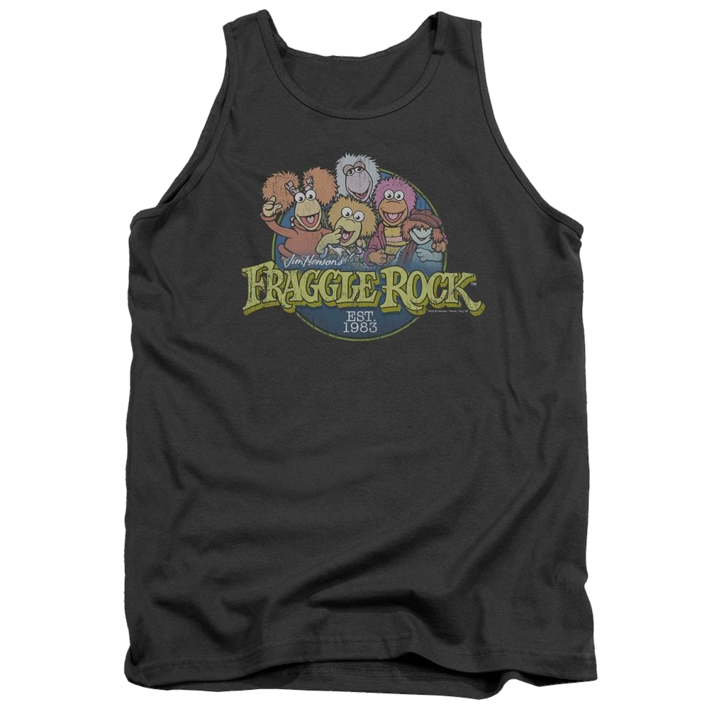 Fraggle Rock Circle Logo Men's Tank Men's Tank Fraggle Rock   