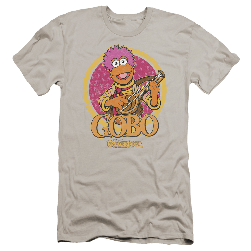 Fraggle Rock Gobo Circle - Men's Premium Slim Fit T-Shirt Men's Premium Slim Fit T-Shirt Fraggle Rock   