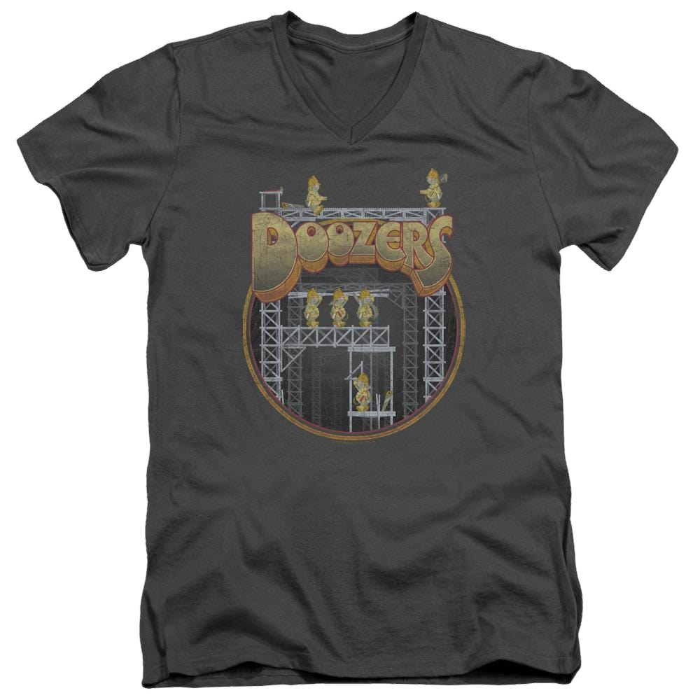 Fraggle Rock Doozers Construction - Men's V-Neck T-Shirt Men's V-Neck T-Shirt Fraggle Rock   