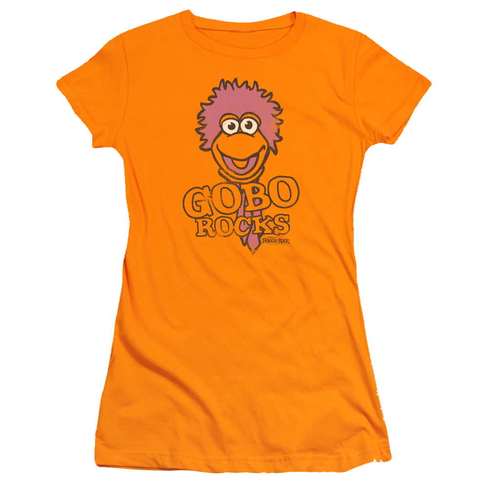 Fraggle Rock Gobo Rocks - Juniors T-Shirt Juniors T-Shirt Fraggle Rock   