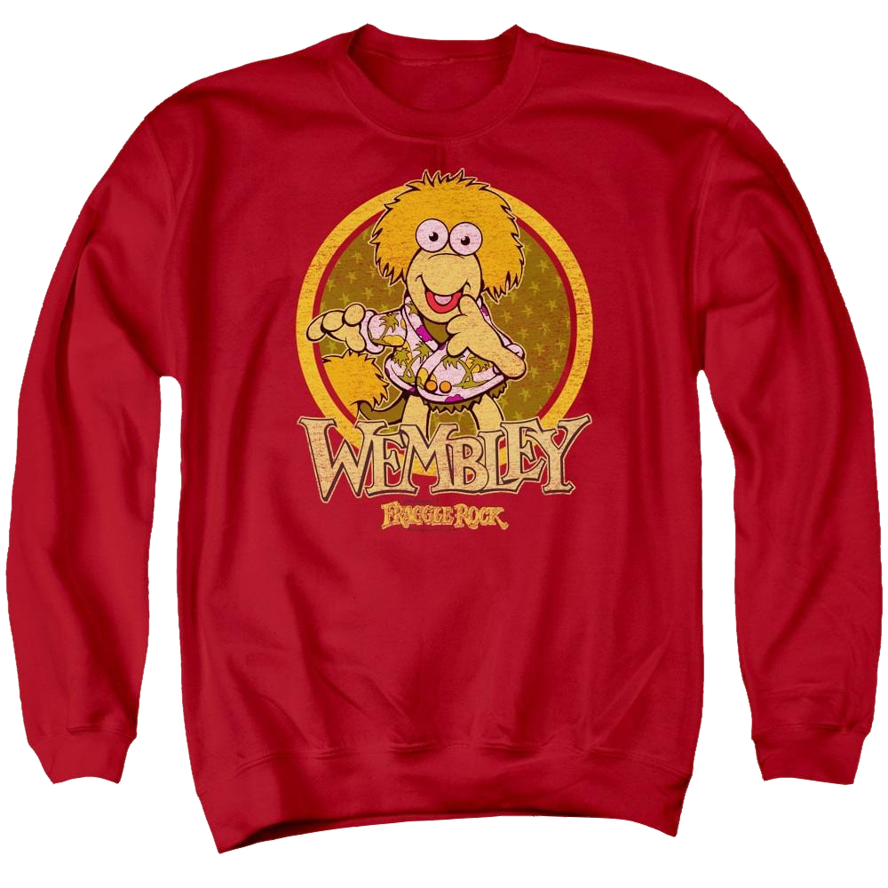 Fraggle Rock Wembley Circle - Men's Crewneck Sweatshirt Men's Crewneck Sweatshirt Fraggle Rock   