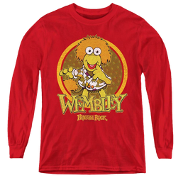 Fraggle Rock Wembley Circle - Youth Long Sleeve T-Shirt Youth Long Sleeve T-Shirt Fraggle Rock   