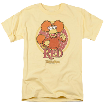 Banana men's regular fit t-shirt with Fraggle Rock Red Circle graphic