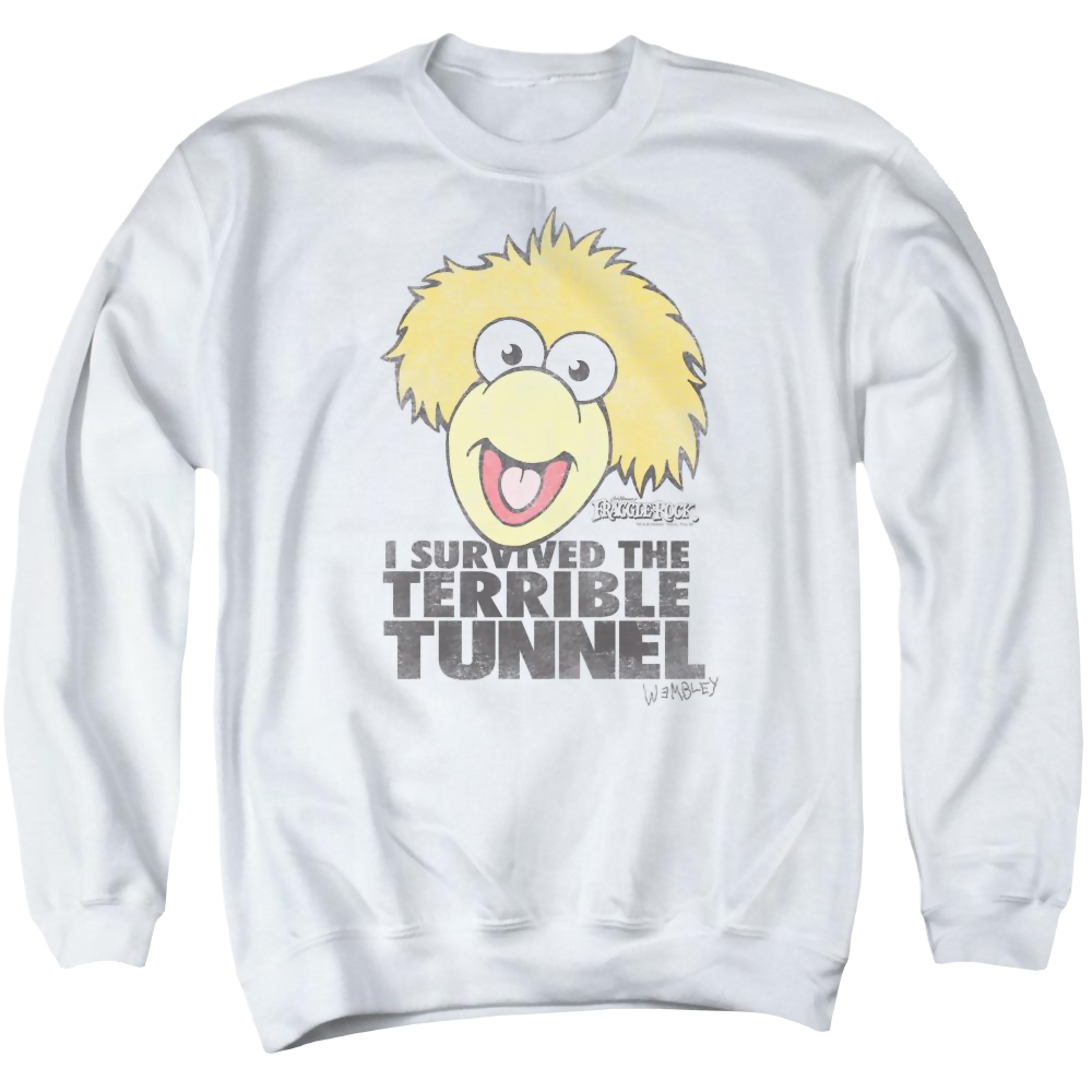 Fraggle Rock Terrible Tunnel - Men's Crewneck Sweatshirt Men's Crewneck Sweatshirt Fraggle Rock   