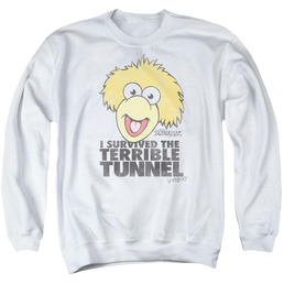 Fraggle Rock Terrible Tunnel - Men's Crewneck Sweatshirt Men's Crewneck Sweatshirt Fraggle Rock   
