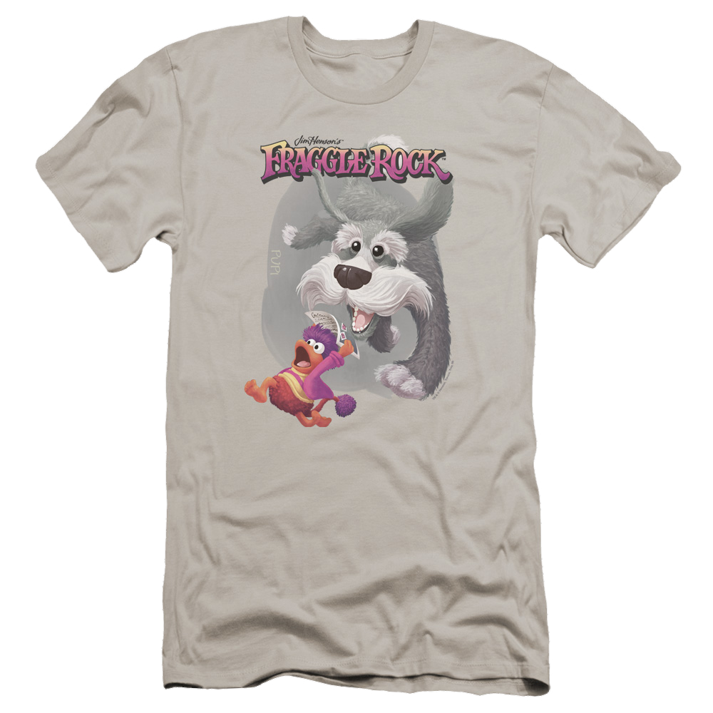 Fraggle Rock In Pursuit - Men's Premium Slim Fit T-Shirt Men's Premium Slim Fit T-Shirt Fraggle Rock   