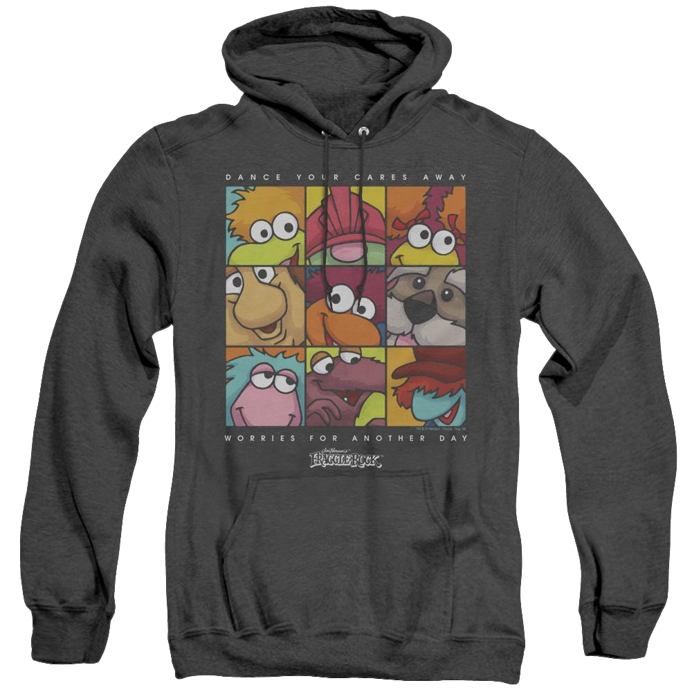 Fraggle Rock Squared - Heather Pullover Hoodie Heather Pullover Hoodie Fraggle Rock   