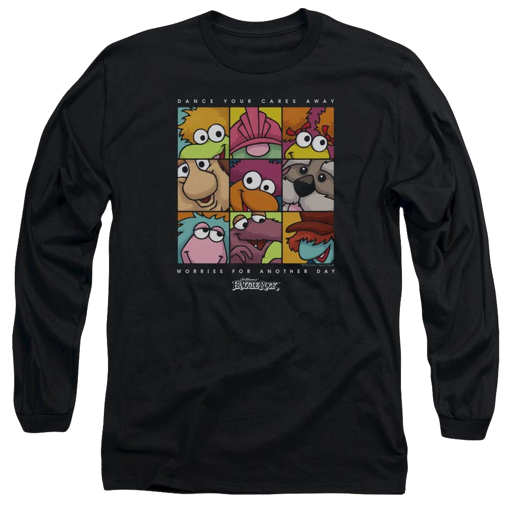 Fraggle Rock Squared - Men's Long Sleeve T-Shirt Men's Long Sleeve T-Shirt Fraggle Rock   