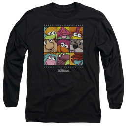 Fraggle Rock Squared - Men's Long Sleeve T-Shirt Men's Long Sleeve T-Shirt Fraggle Rock   
