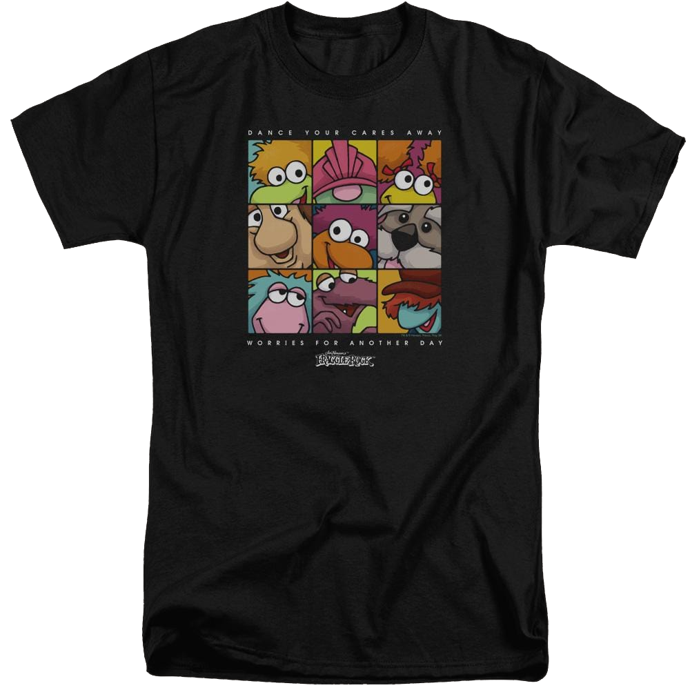 Fraggle Rock Squared - Men's Tall Fit T-Shirt Men's Tall Fit T-Shirt Fraggle Rock   