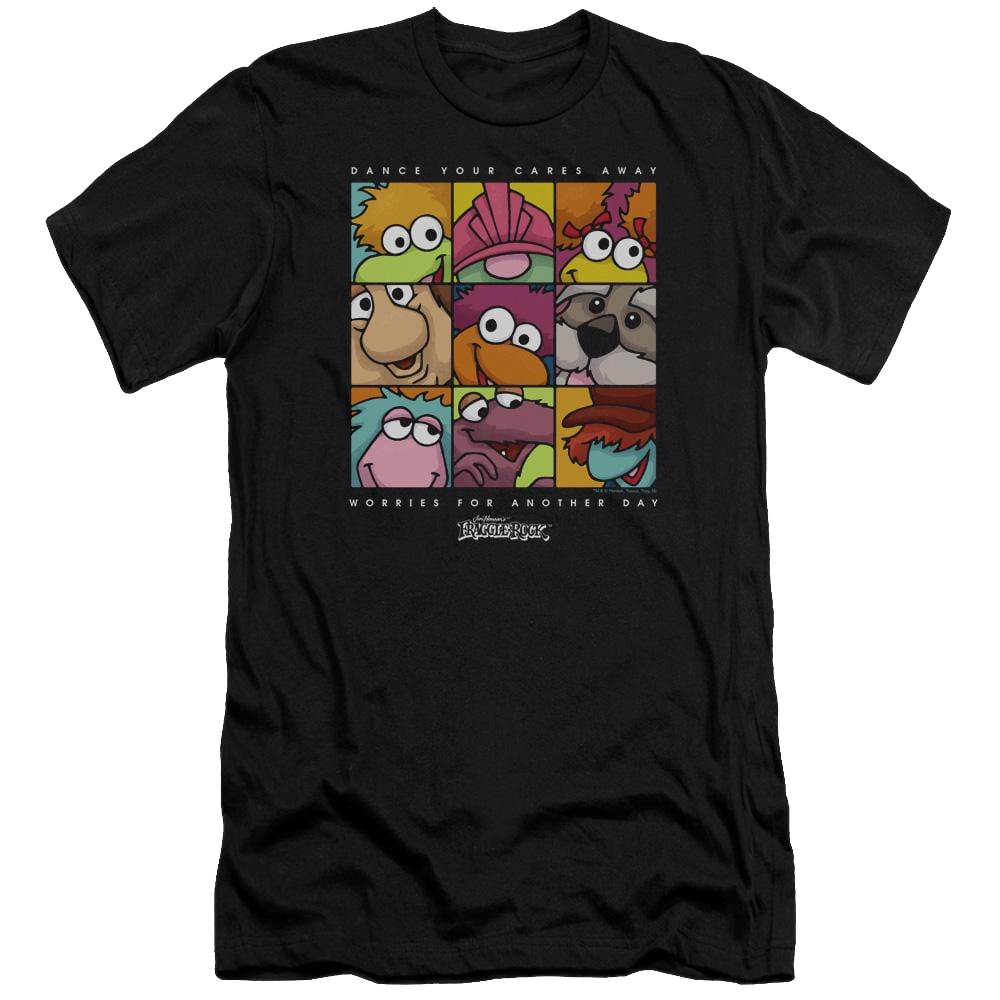 Fraggle Rock Squared - Men's Premium Slim Fit T-Shirt Men's Premium Slim Fit T-Shirt Fraggle Rock   
