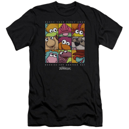 Fraggle Rock Squared - Men's Premium Slim Fit T-Shirt Men's Premium Slim Fit T-Shirt Fraggle Rock   