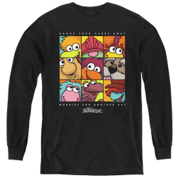 Fraggle Rock Squared - Youth Long Sleeve T-Shirt Youth Long Sleeve T-Shirt Fraggle Rock   
