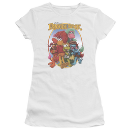 Fraggle Rock Group Hug - Juniors T-Shirt Juniors T-Shirt Fraggle Rock   