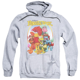 Fraggle Rock Group Hug - Pullover Hoodie Pullover Hoodie Fraggle Rock   