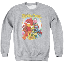 Fraggle Rock Group Hug - Men's Crewneck Sweatshirt Men's Crewneck Sweatshirt Fraggle Rock   