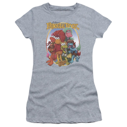 Fraggle Rock Group Hug - Juniors T-Shirt Juniors T-Shirt Fraggle Rock   