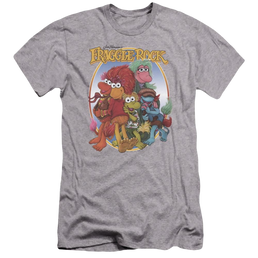 Fraggle Rock Group Hug - Men's Premium Slim Fit T-Shirt Men's Premium Slim Fit T-Shirt Fraggle Rock   