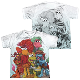 Fraggle Rock Group Shot - Youth All-Over Print T-Shirt (Ages 8-12) Youth All-Over Print T-Shirt (Ages 8-12) Fraggle Rock   