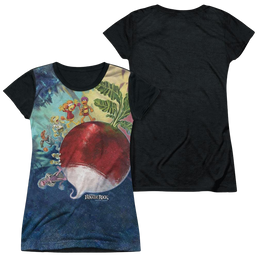 Fraggle Rock Giant Radish - Juniors Black Back T-Shirt Juniors Black Back T-Shirt Fraggle Rock   