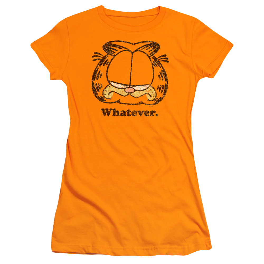 Garfield Whatever - Juniors T-Shirt Juniors T-Shirt Garfield   