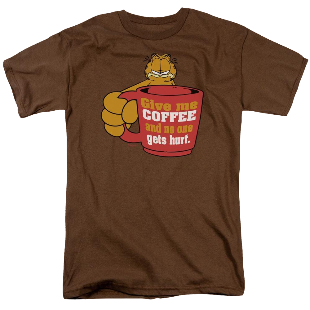 Garfield Give Me Coffee - Men's Regular Fit T-Shirt Men's Regular Fit T-Shirt Garfield   