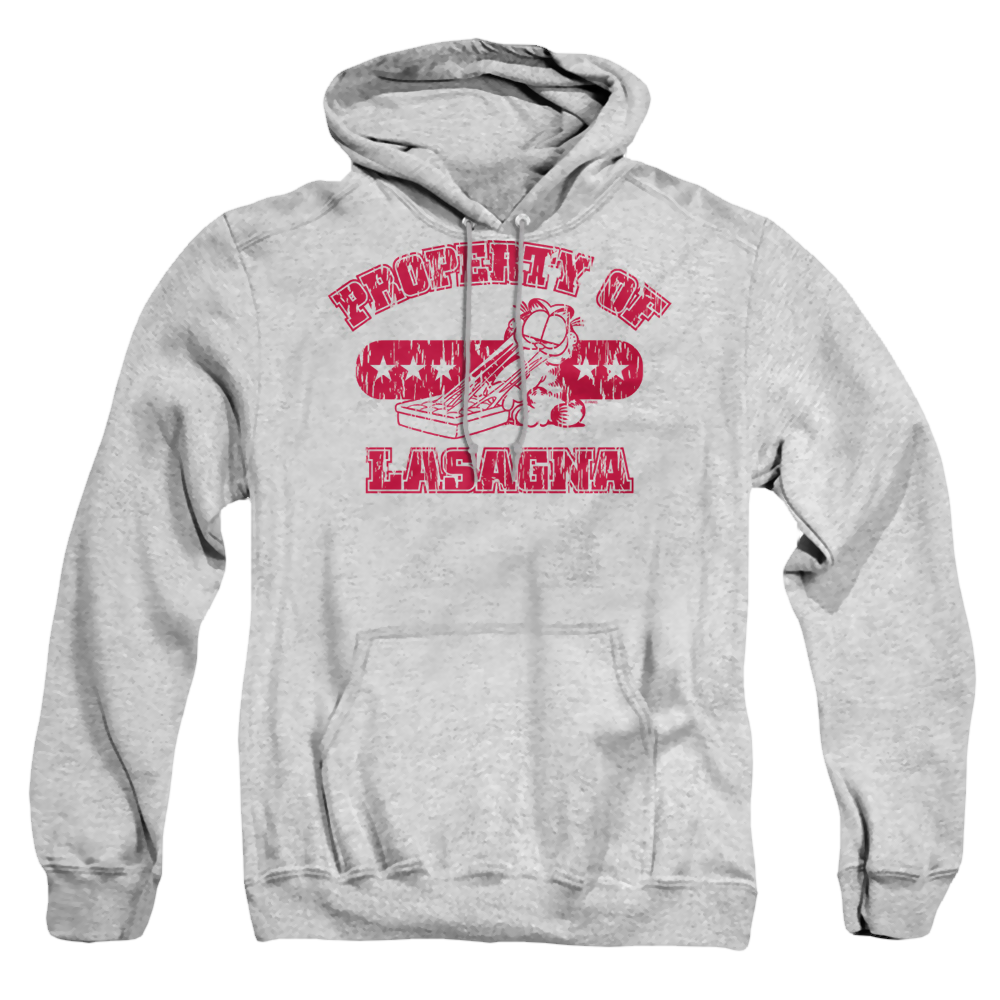 Garfield Property Of Lasagna - Pullover Hoodie Pullover Hoodie Garfield   