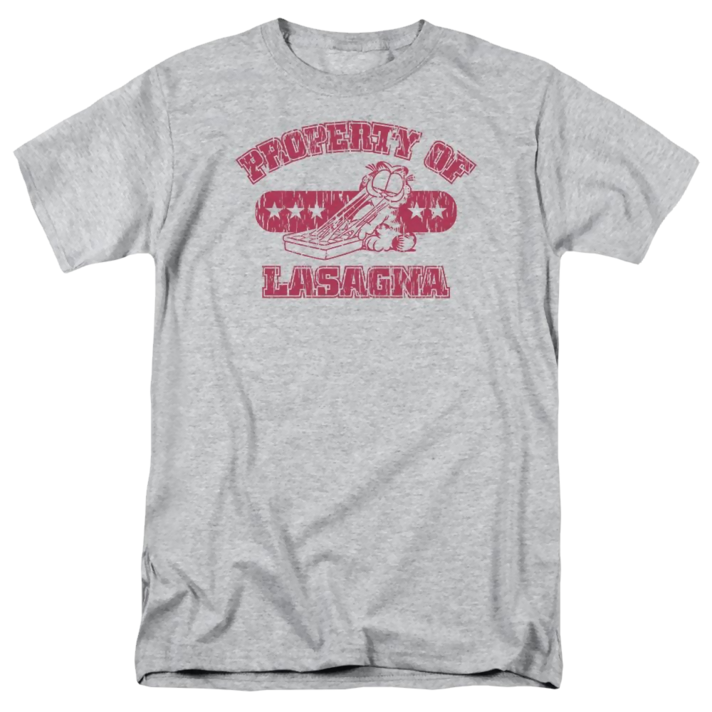 Garfield Property Of Lasagna - Men's Regular Fit T-Shirt Men's Regular Fit T-Shirt Garfield   